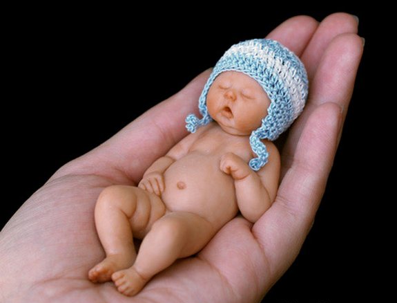 Baby Sculptures by Camille Allen