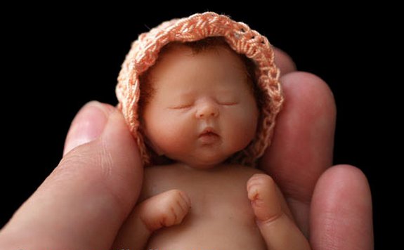 Baby Sculptures by Camille Allen