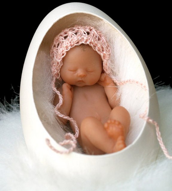 Baby Sculptures by Camille Allen