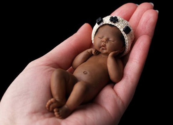 Baby Sculptures by Camille Allen