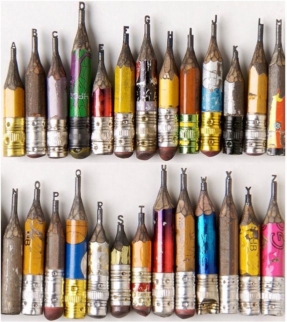 Pencil Tip Micro Sculptures By Dalton Ghetti