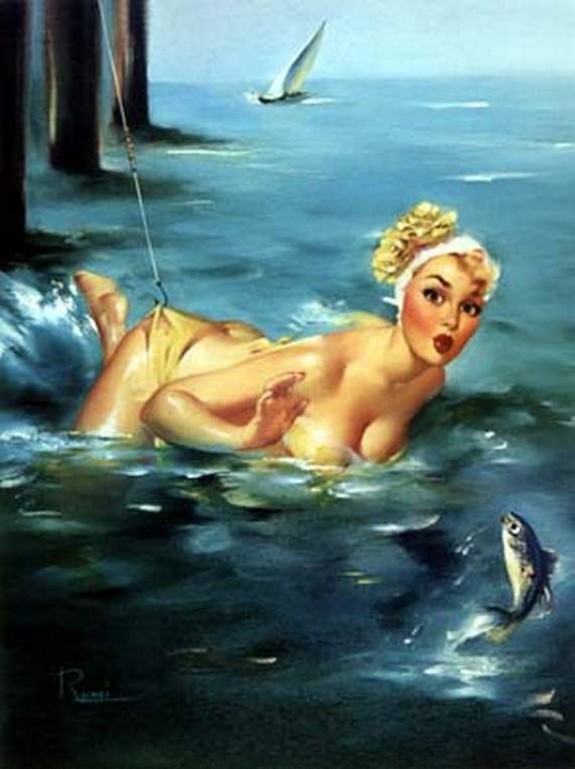 pin up girls 32 in The Best Pin up Girl Paintings