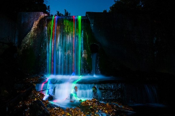 neon waterfalls 03 in Neon Waterfalls