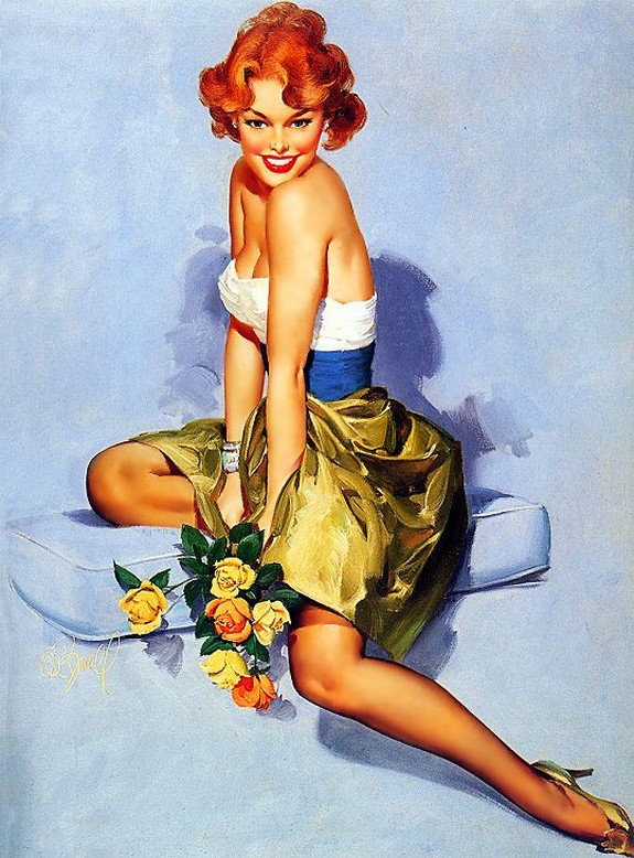 pin up girls 08 in The Best Pin up Girl Paintings