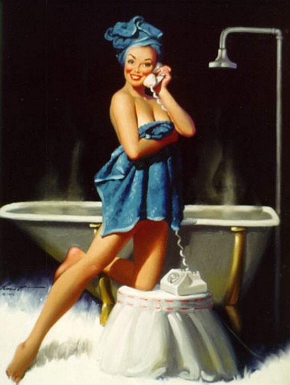 pin up girls 13 in The Best Pin up Girl Paintings