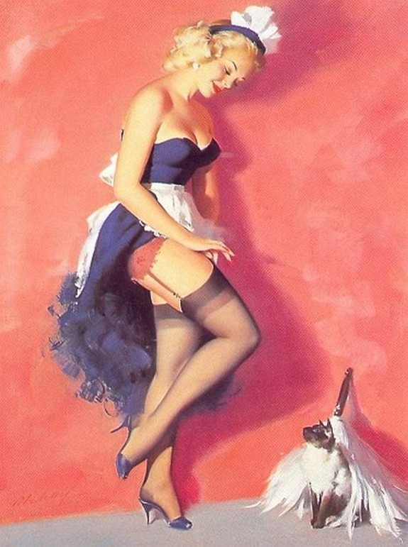 pin up girls 18 in The Best Pin up Girl Paintings
