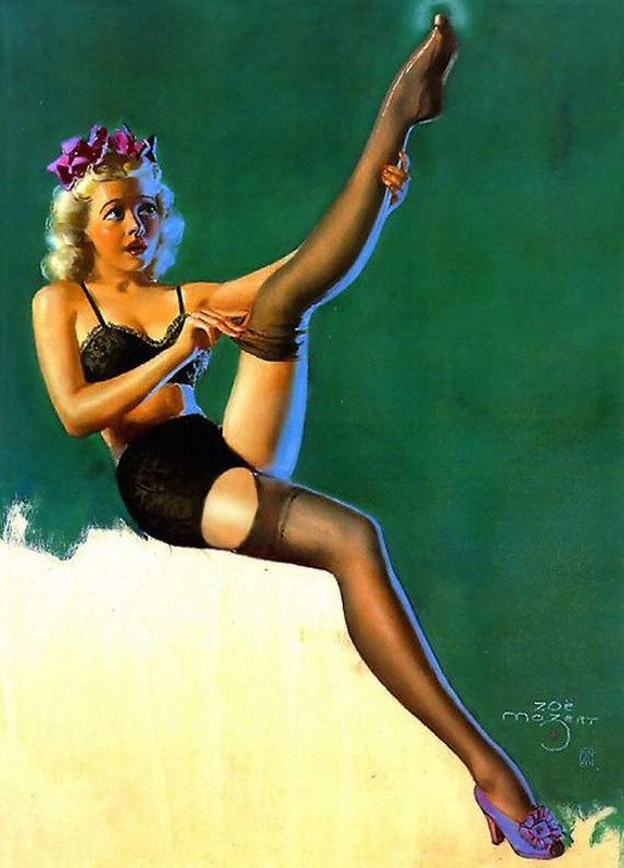 pin up girls 21 in The Best Pin up Girl Paintings