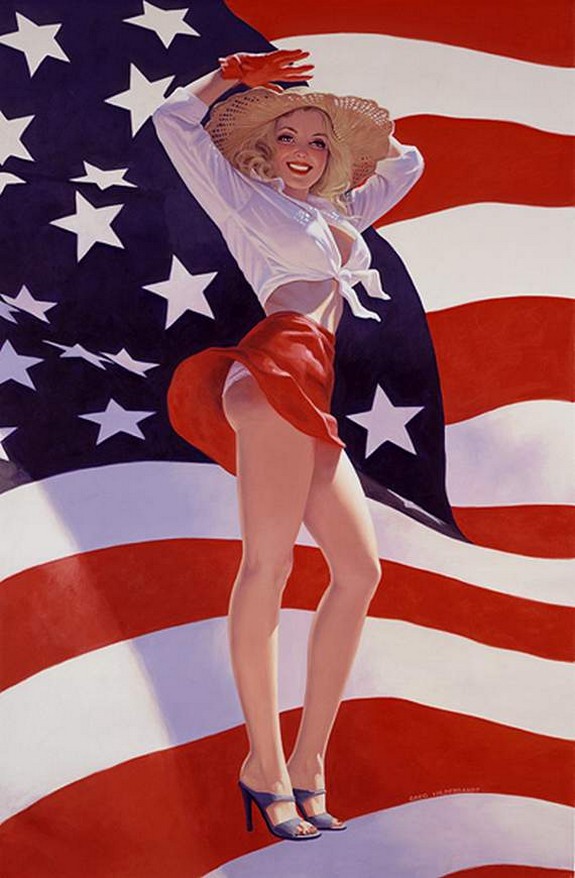 pin up girls 24 in The Best Pin up Girl Paintings