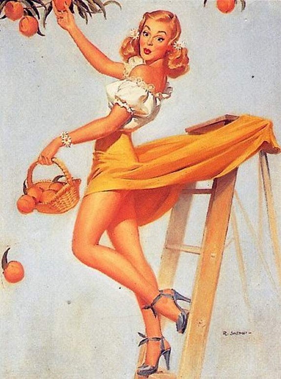 pin up girls 26 in The Best Pin up Girl Paintings