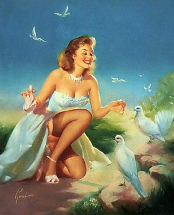 pin up girls 27 in The Best Pin up Girl Paintings