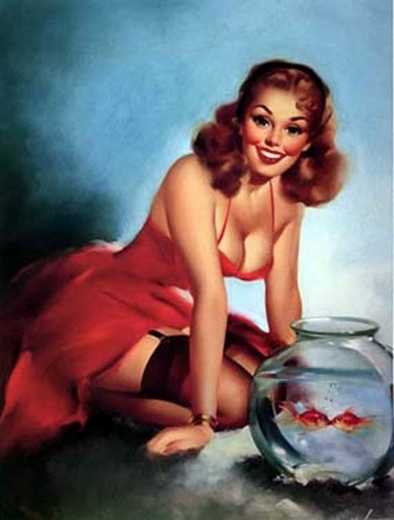 pin up girls 29 in The Best Pin up Girl Paintings