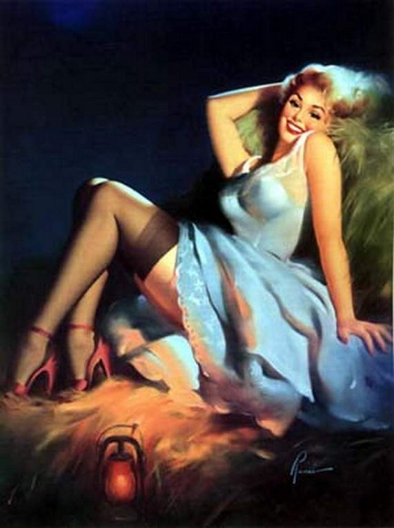 pin up girls 33 in The Best Pin up Girl Paintings