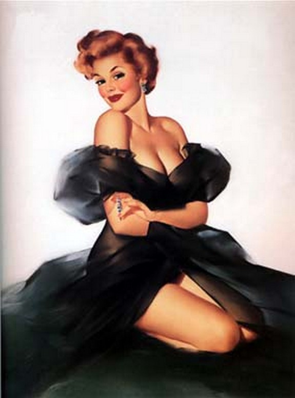 pin up girls 39 in The Best Pin up Girl Paintings