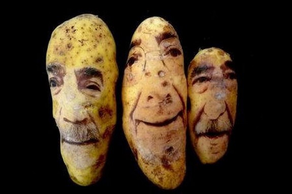amazing potato art 05 in Potato Face People Are Looking Back At You