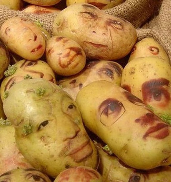 amazing potato art 07 in Potato Face People Are Looking Back At You