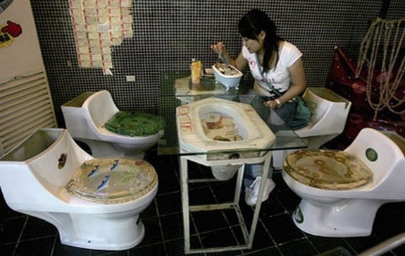 a toilet restaurant 01 in A Toilet Restaurant