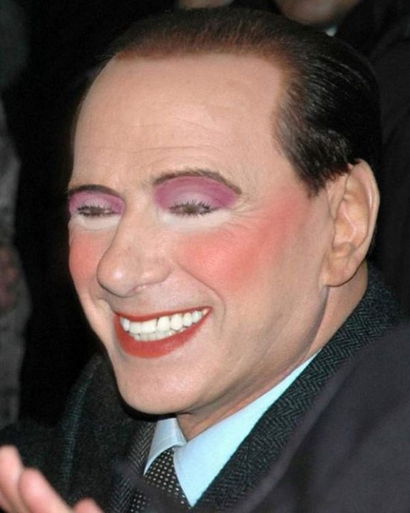 politicians with makeup 02 in 17 Wacky Photos of Politicians With Makeup