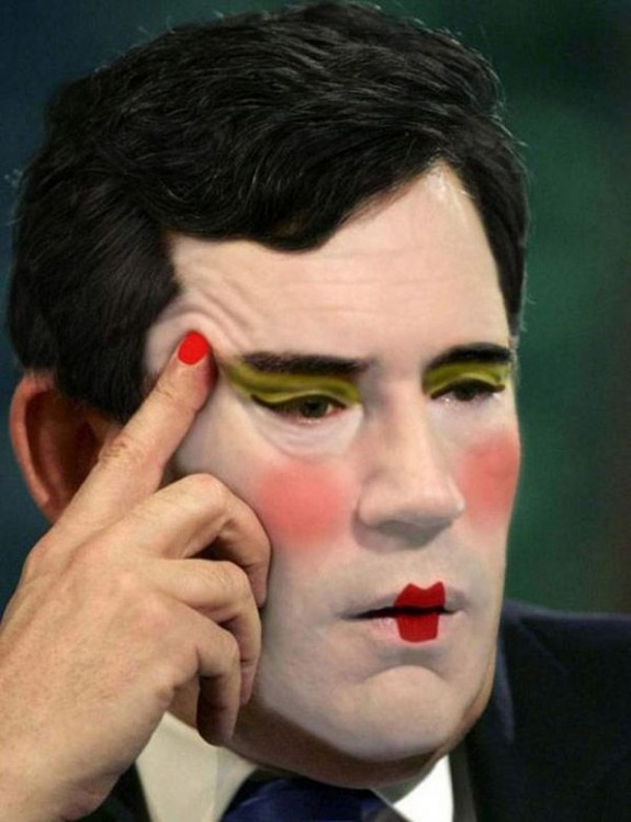 politicians with makeup 04 in 17 Wacky Photos of Politicians With Makeup