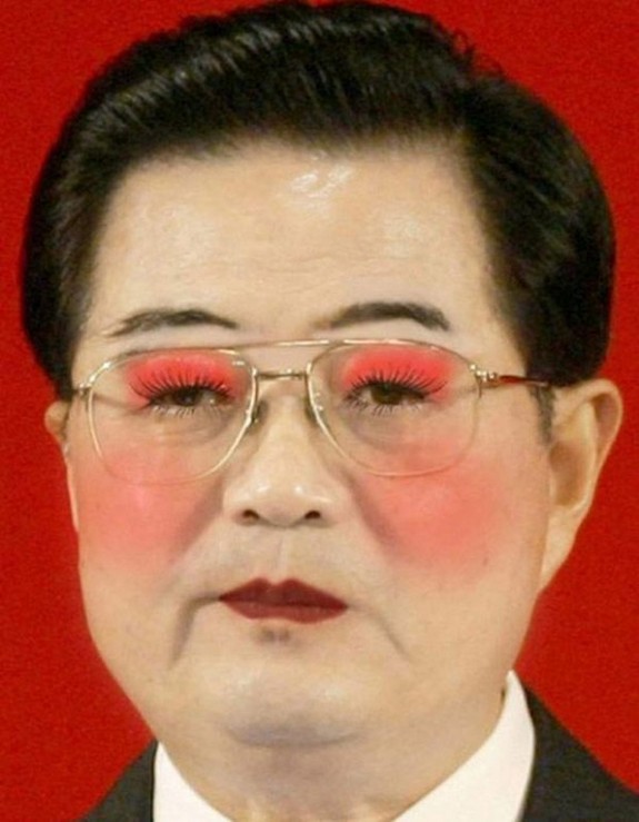 politicians with makeup 07 in 17 Wacky Photos of Politicians With Makeup