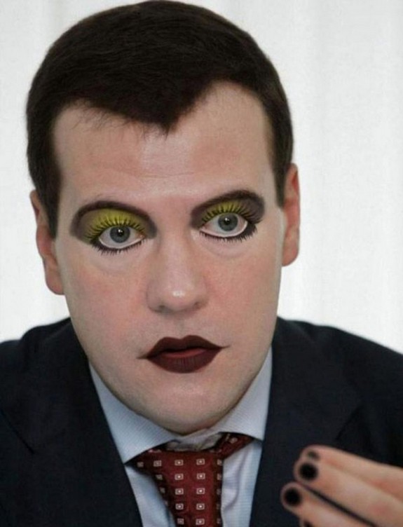 politicians with makeup 11 in 17 Wacky Photos of Politicians With Makeup