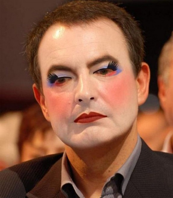politicians with makeup 12 in 17 Wacky Photos of Politicians With Makeup