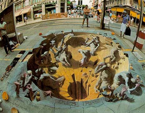 amazing art 18 in 3D Street Art on the Pavements Around the World