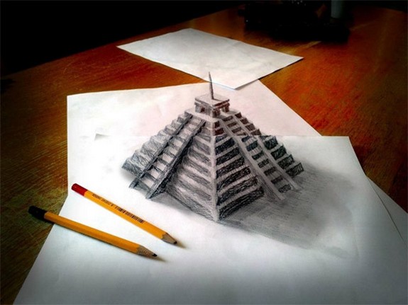 amazing 3d sketches that look as if objects are flying 05 in Amazing 3D Sketches That Look As if Objects Are Flying