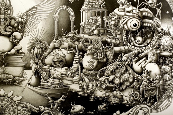 10 mind blowing mega size drawings by joe fenton 04 in 10 Mind Blowing Mega Size Drawings by Joe Fenton